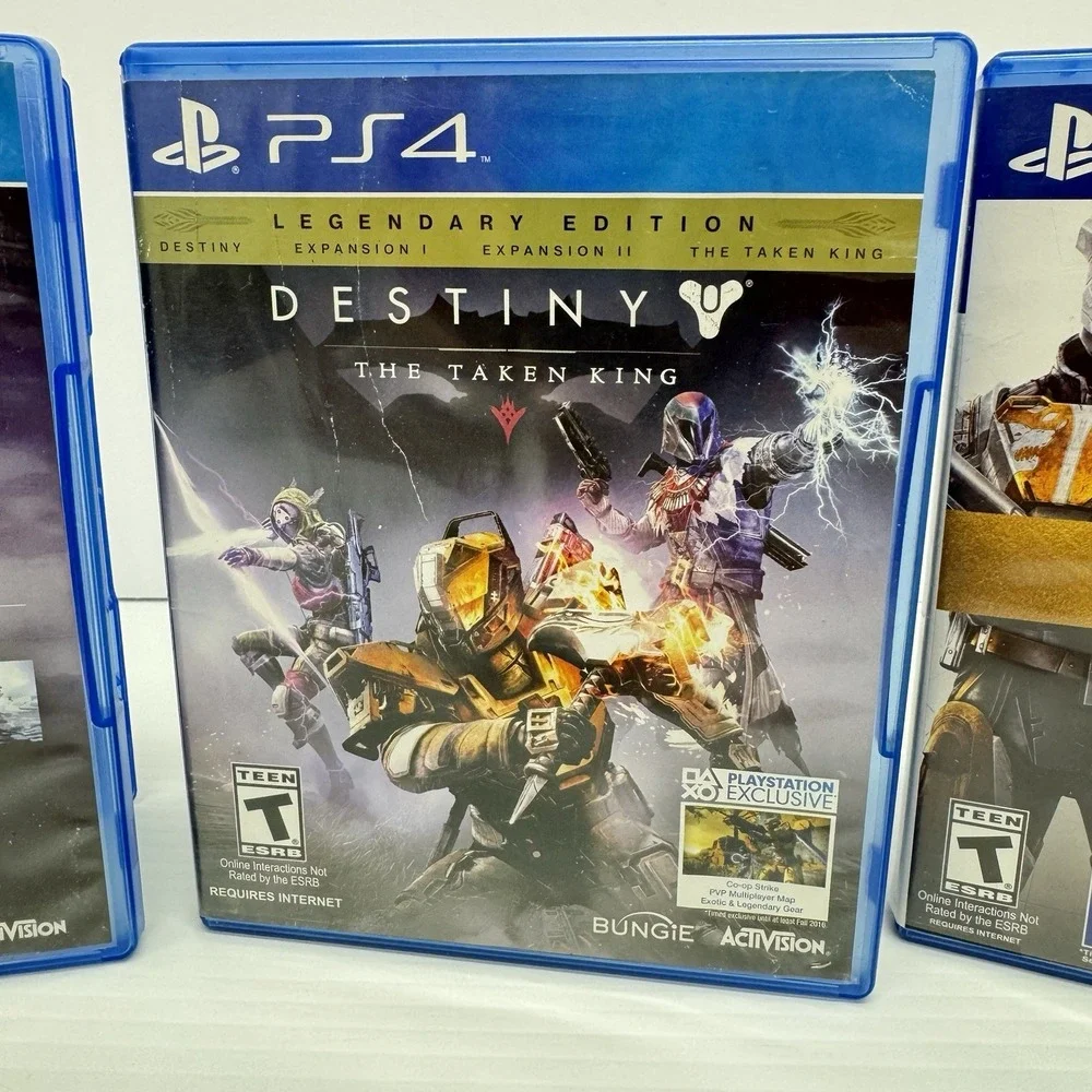 Destiny Forsaken Taken King Collection LOT Of 3 Sony Playstation Ps4 Bundle